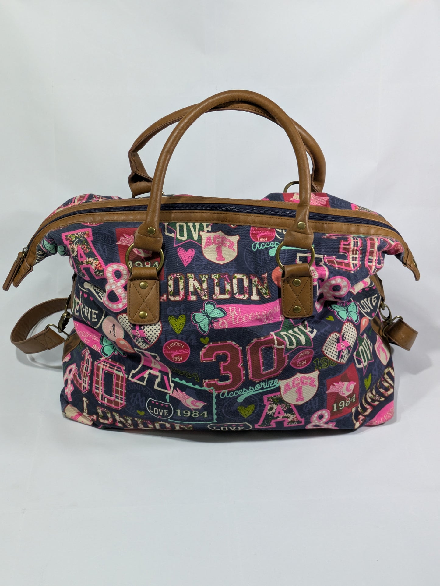 Accessorize Large Bag with Sling – Cotton Material, Ideal for Travel or Weekend Getaways