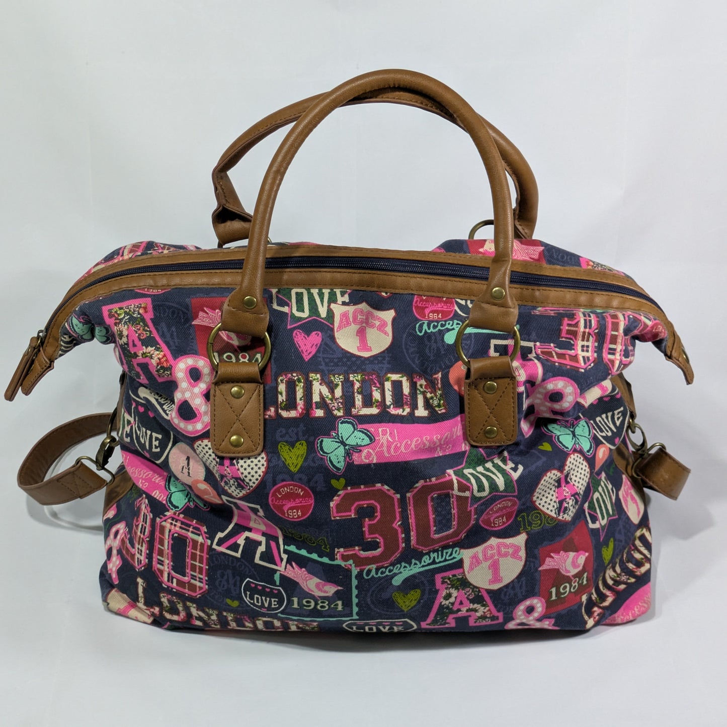 Accessorize Large Bag with Sling – Cotton Material, Ideal for Travel or Weekend Getaways