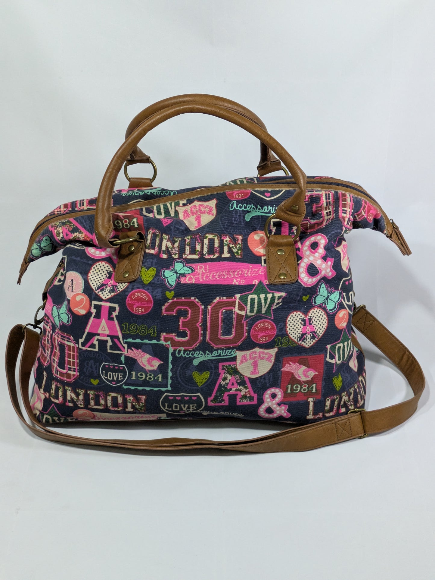 Accessorize Large Bag with Sling – Cotton Material, Ideal for Travel or Weekend Getaways