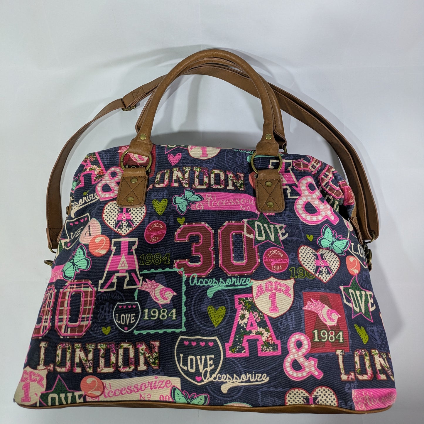 Accessorize Large Bag with Sling – Cotton Material, Ideal for Travel or Weekend Getaways