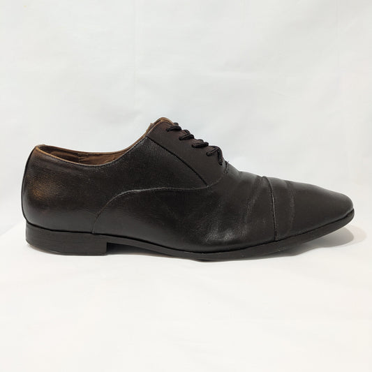 River Island Men's Formal Smart Lace-Up Boots – Dark Brown – Size UK 10 / EU 44 / US 11
