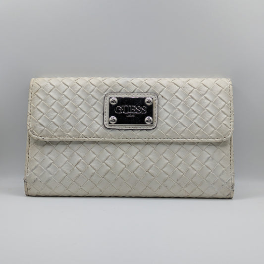 GUESS Women’s White PU Wallet